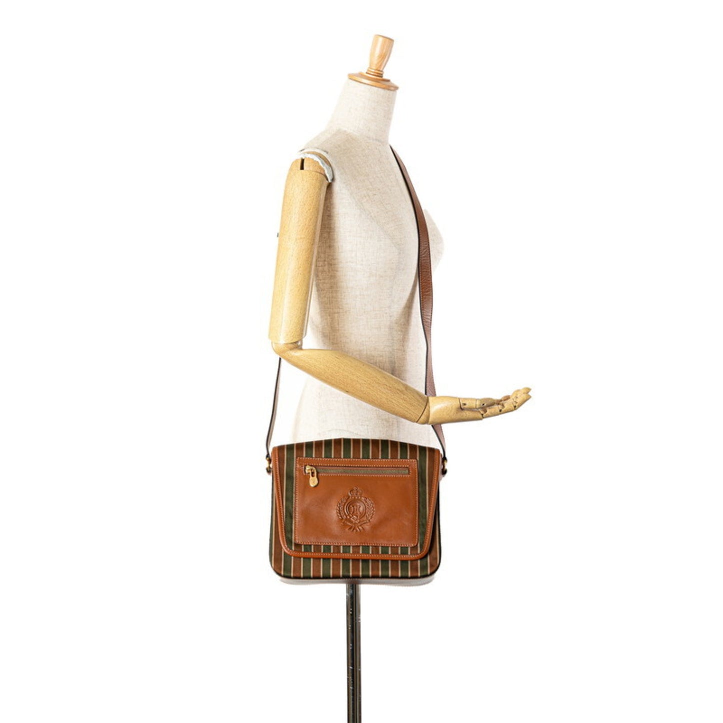 Celine Canvas Brown Shoulder Bags