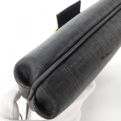 Fendi Coated Canvas Black Shoulder Bags