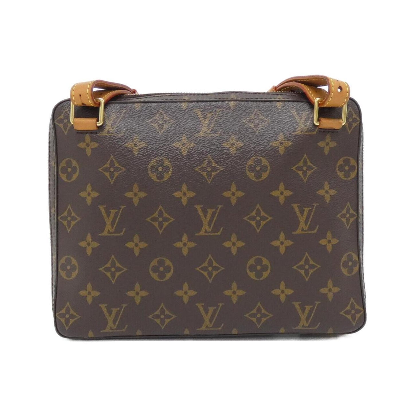 Louis Vuitton Coated Canvas Brown Shoulder Bags