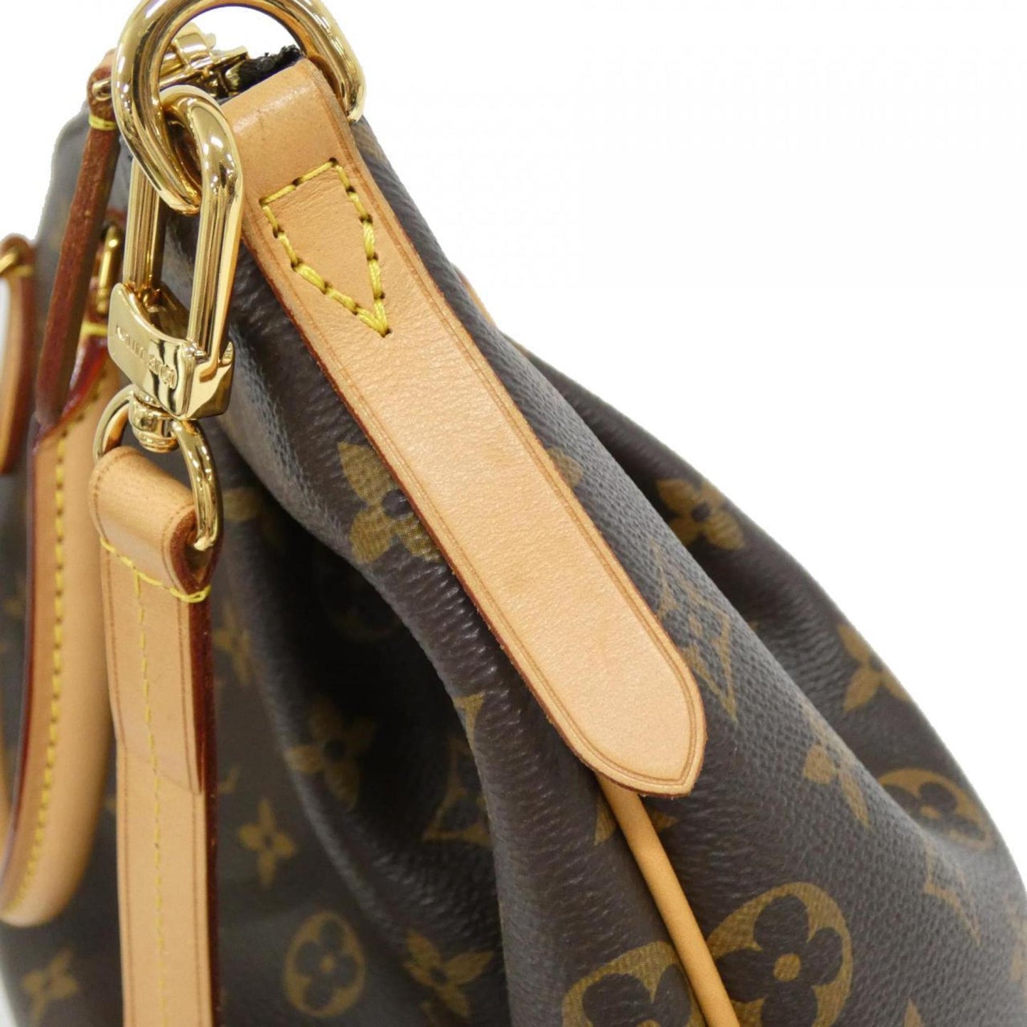 Louis Vuitton Coated Canvas Brown Handbags