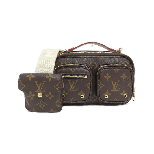 Louis Vuitton Coated Canvas Brown Shoulder Bags