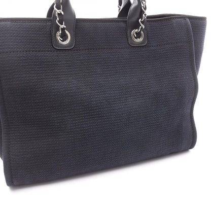 Chanel Canvas Black Tote Bags