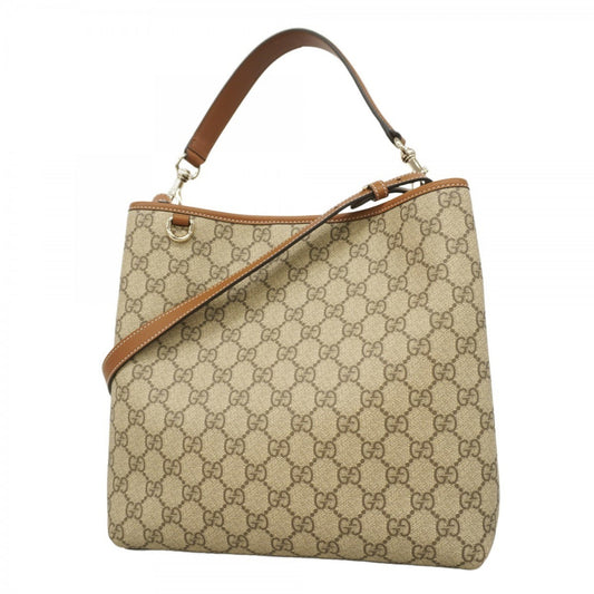 Gucci Pvc Brown Shoulder Bags