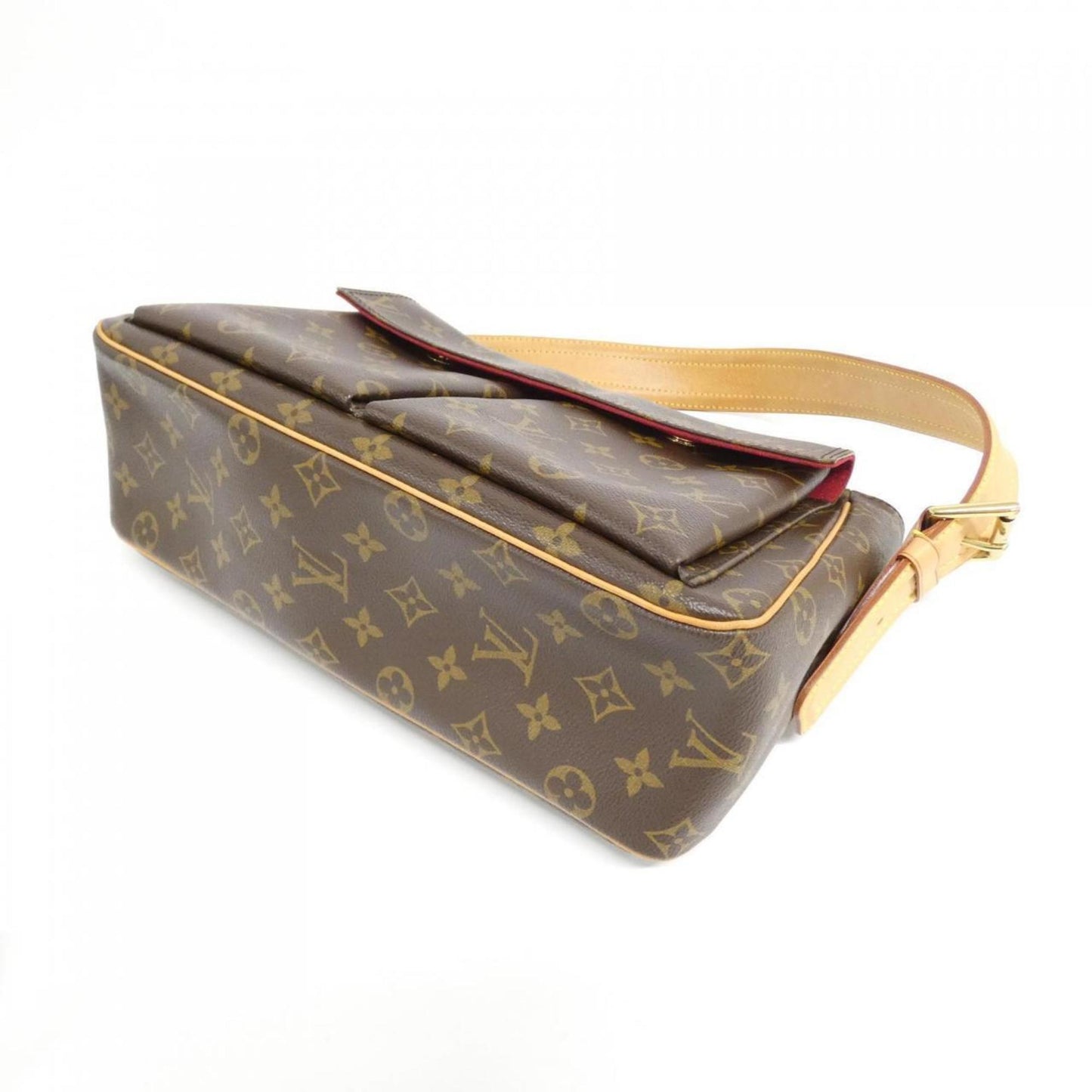 Louis Vuitton Coated Canvas Brown Shoulder Bags