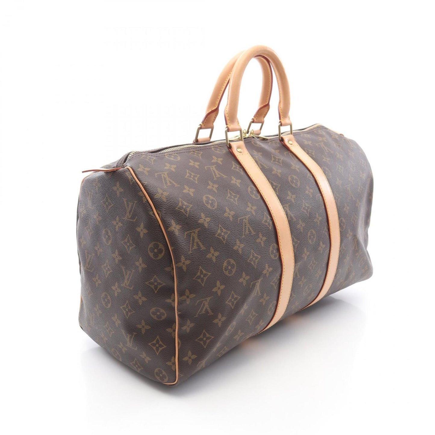 Louis Vuitton Coated Canvas Brown Travel Bags