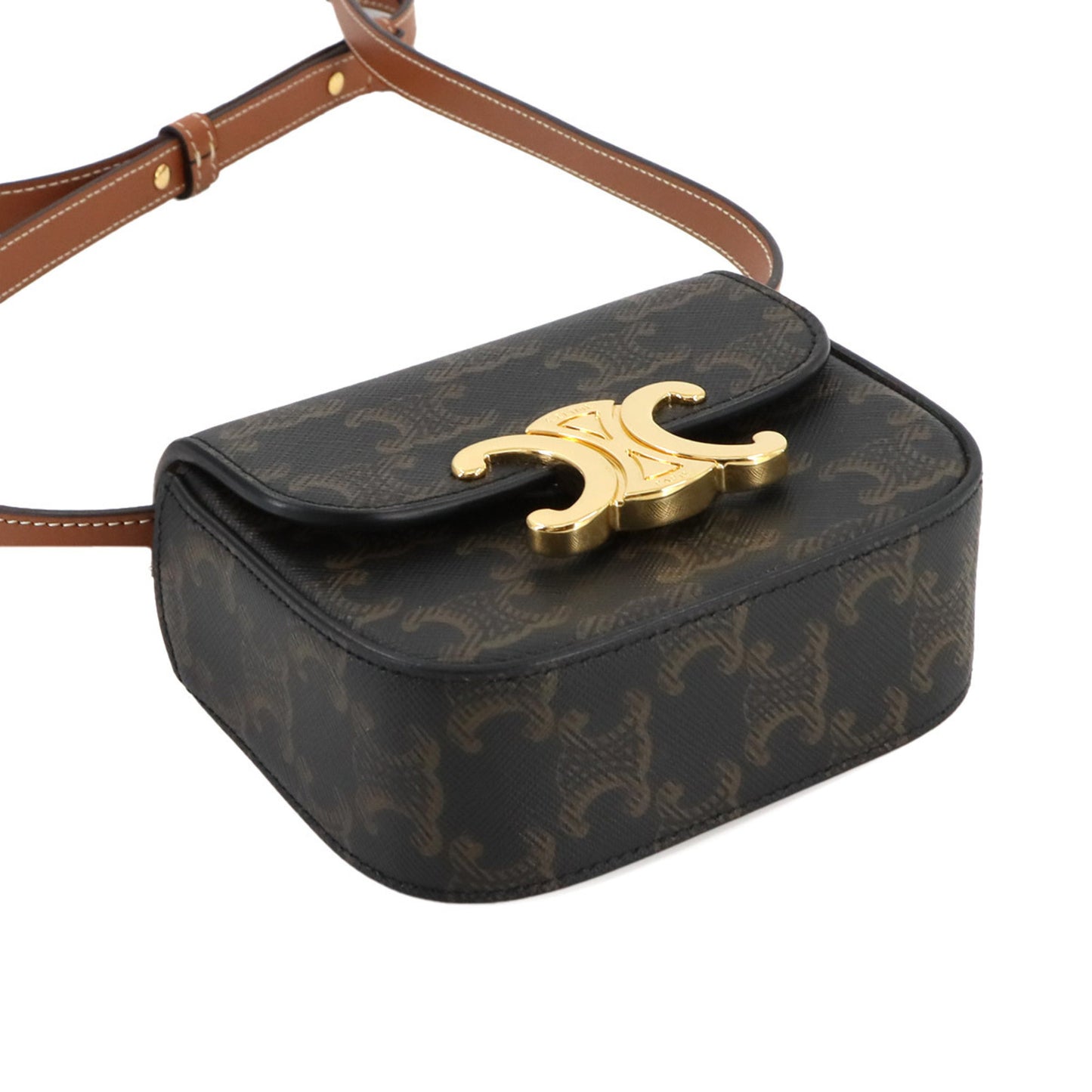 Celine Canvas Black Shoulder Bags