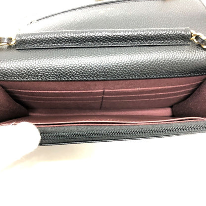 Chanel Calfskin Black Shoulder Bags