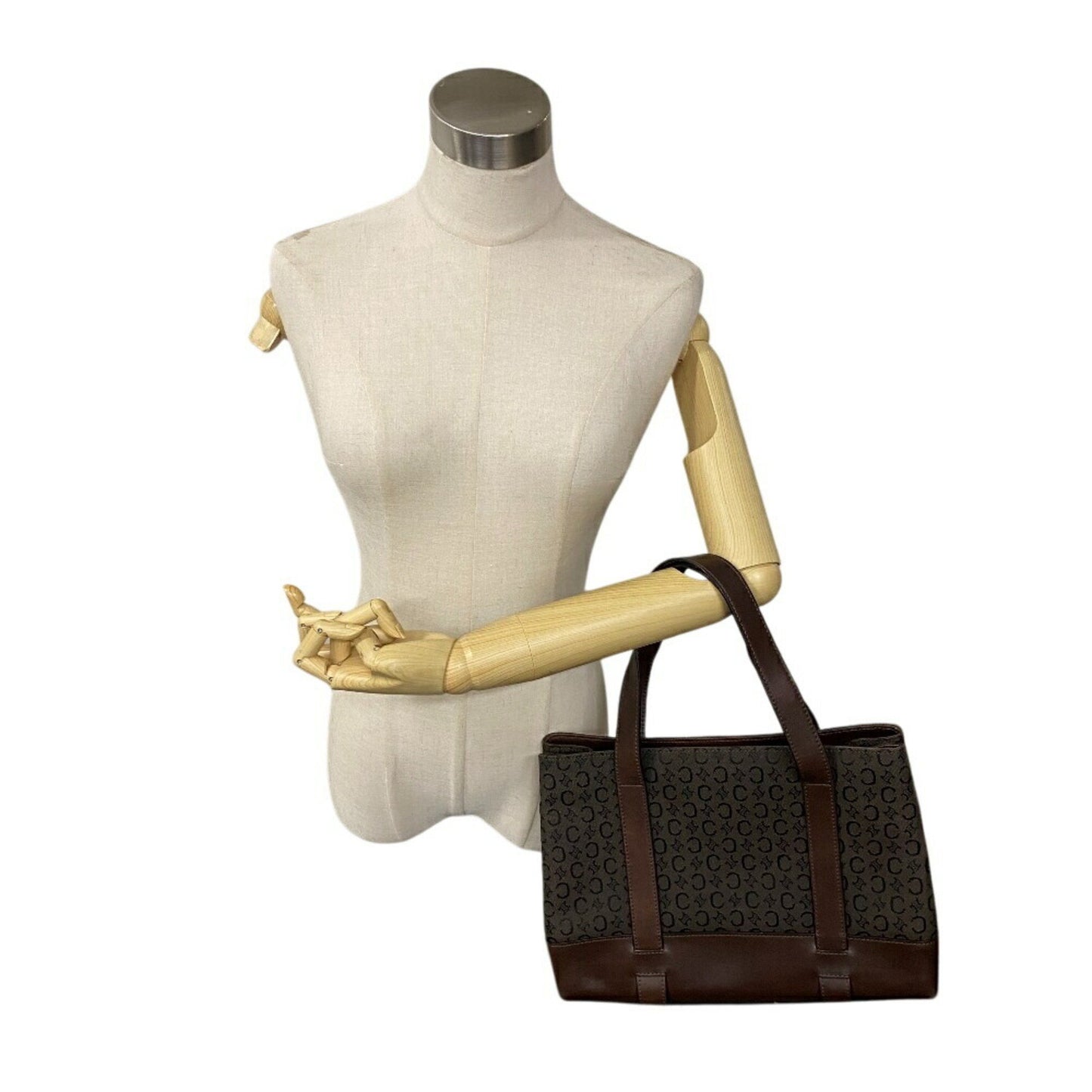 Celine Canvas Brown Handbags