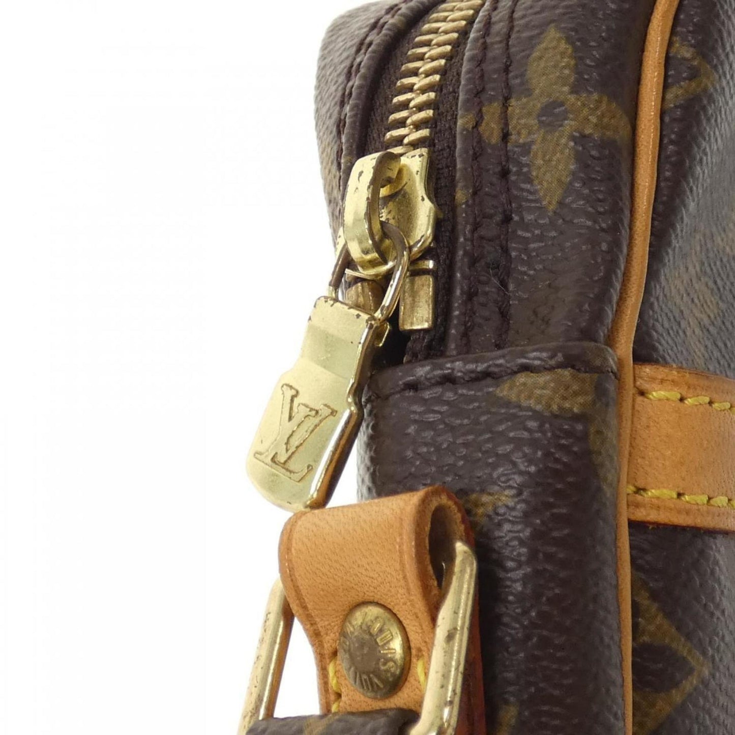 Louis Vuitton Coated Canvas Brown Shoulder Bags