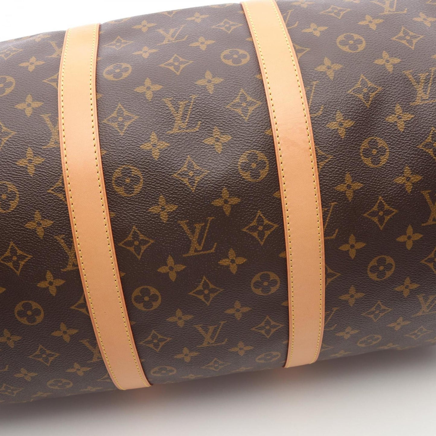 Louis Vuitton Coated Canvas Brown Travel Bags