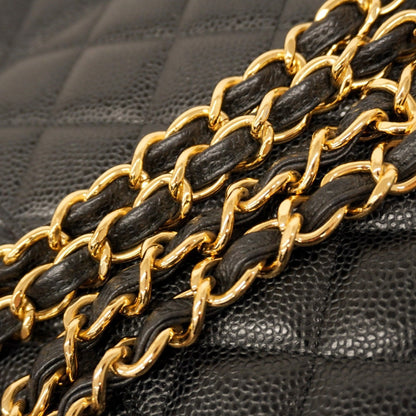 Chanel Calfskin Black Shoulder Bags
