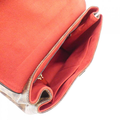 Louis Vuitton Coated Canvas Brown Handbags