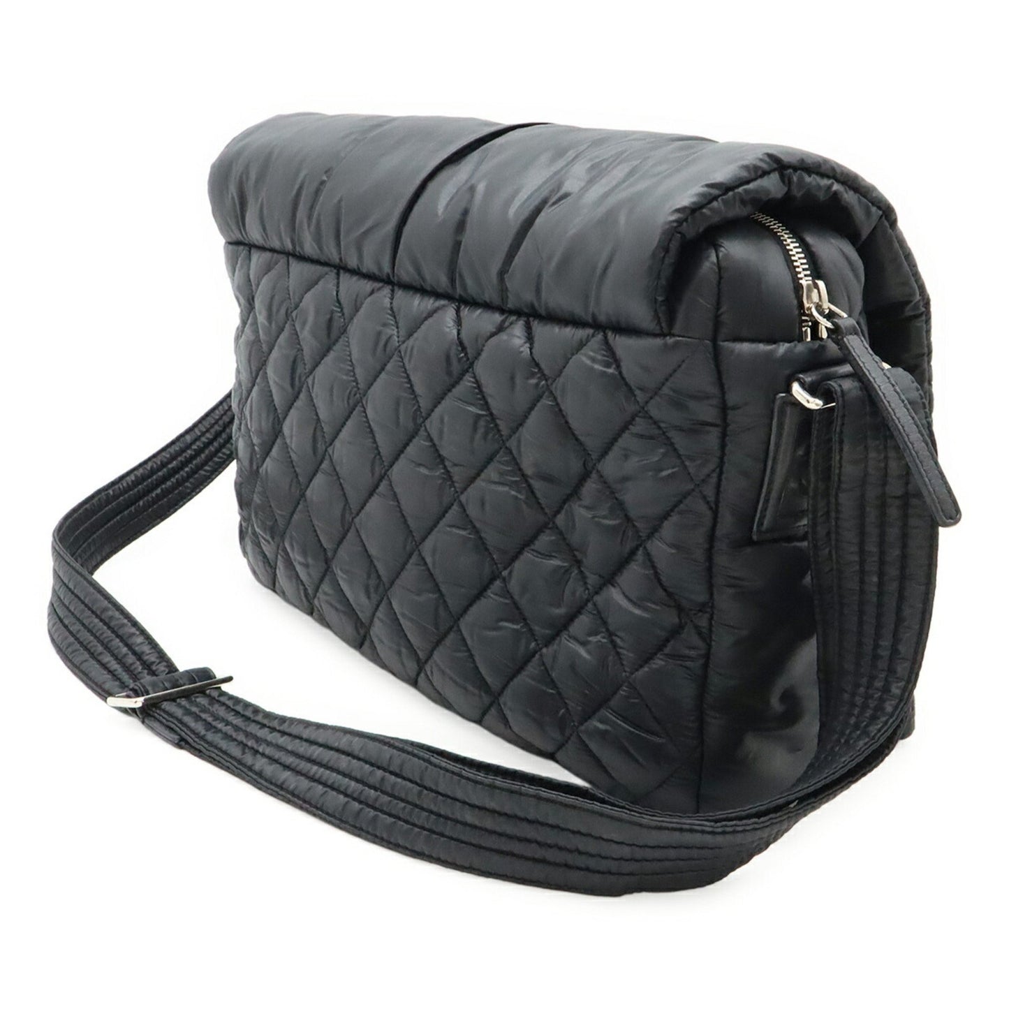 Chanel Nylon Black Shoulder Bags