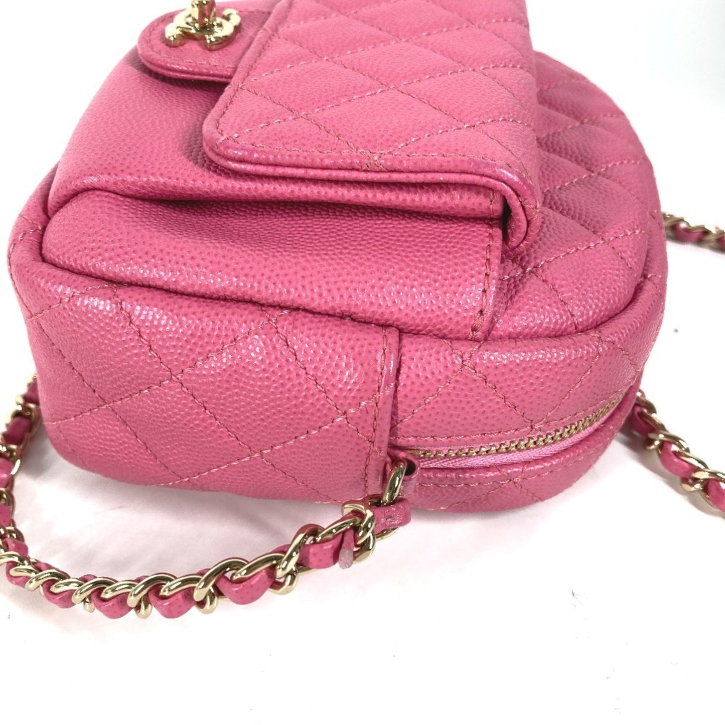Chanel Calfskin Gold Shoulder Bags