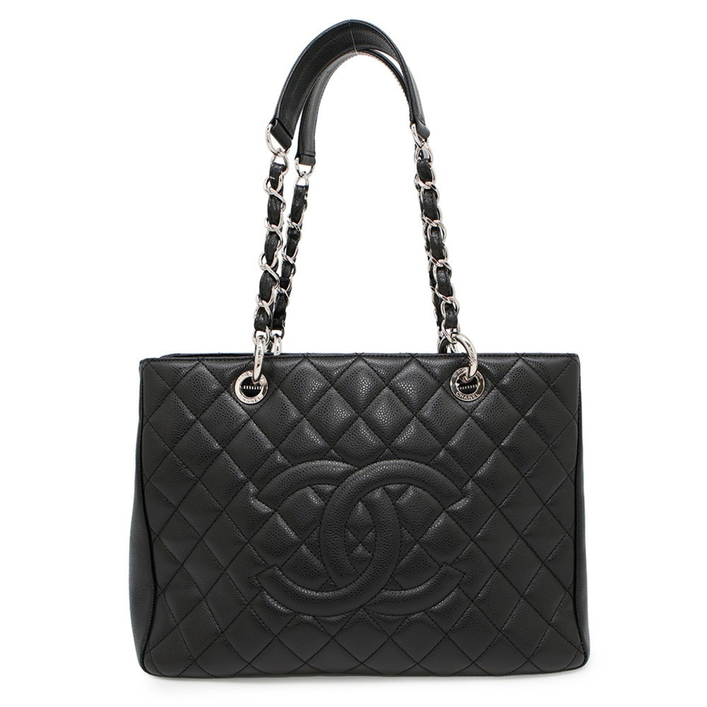 Chanel Calfskin Black Shoulder Bags