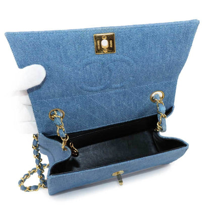 Chanel Denim Blue Shoulder Bags