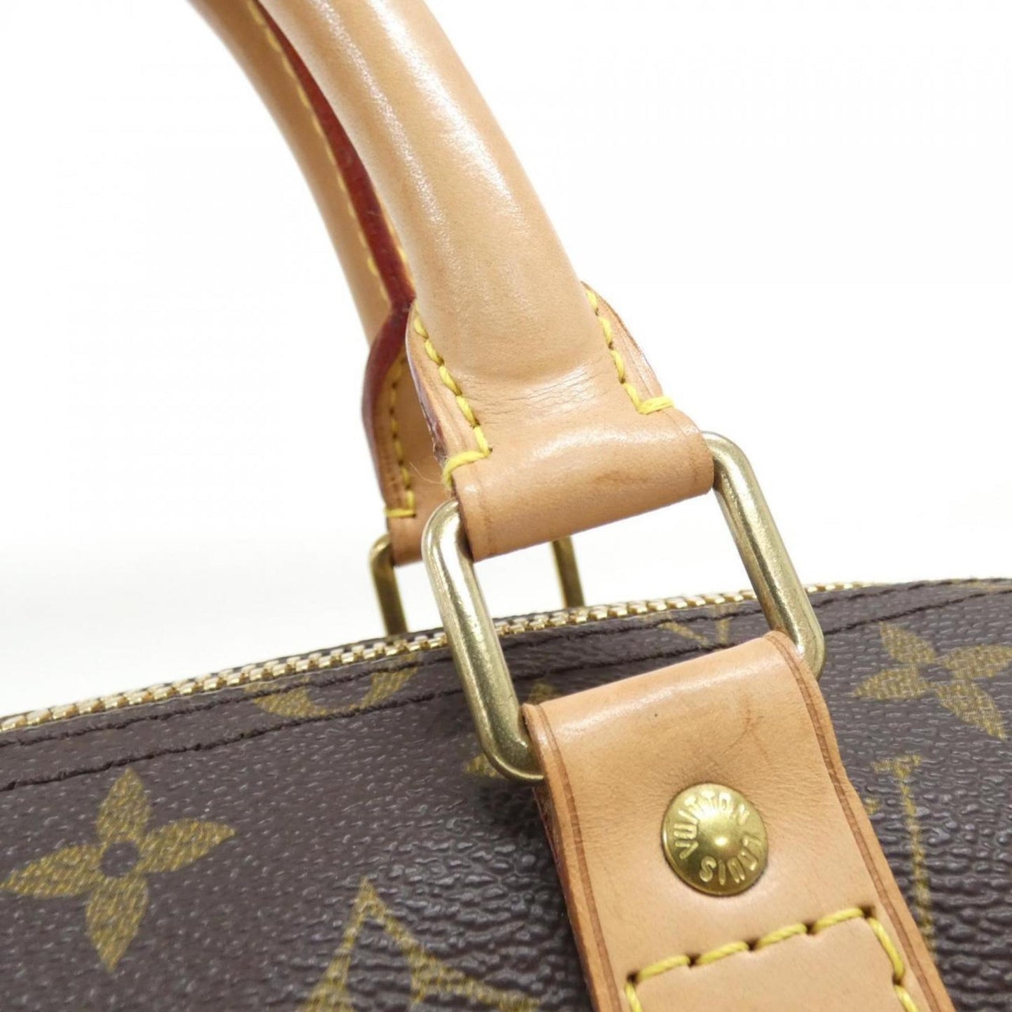 Louis Vuitton Coated Canvas Brown Travel Bags