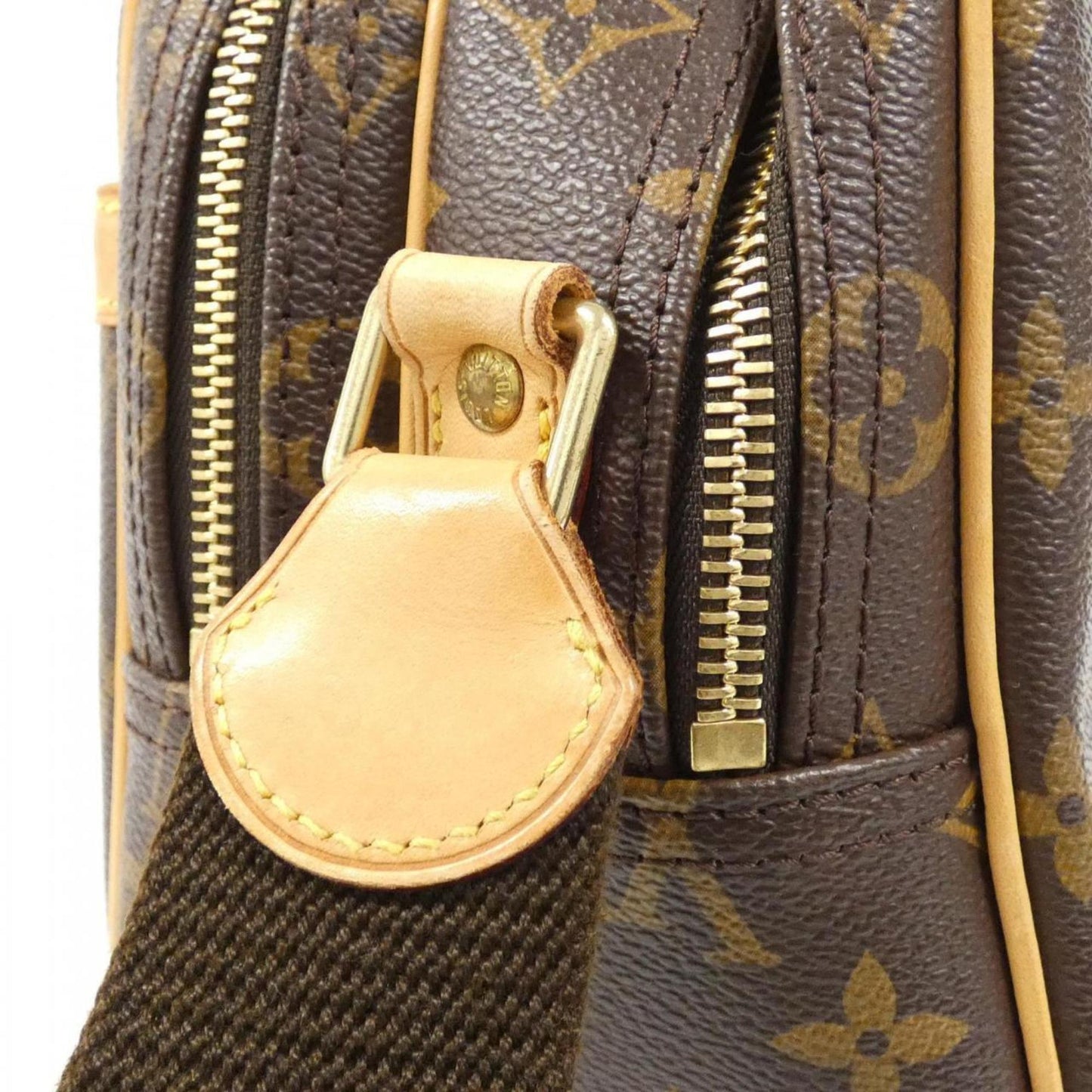 Louis Vuitton Coated Canvas Brown Shoulder Bags