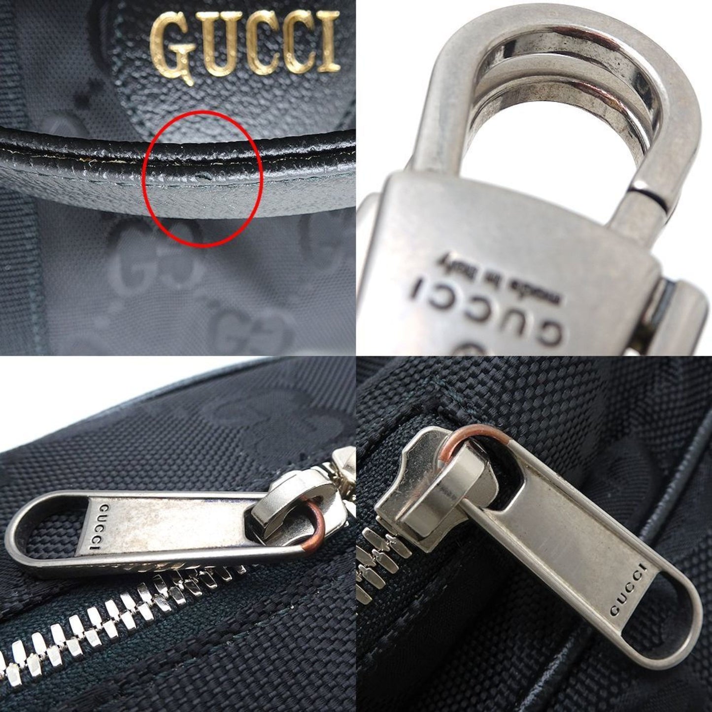 Gucci Nylon Black Handbags