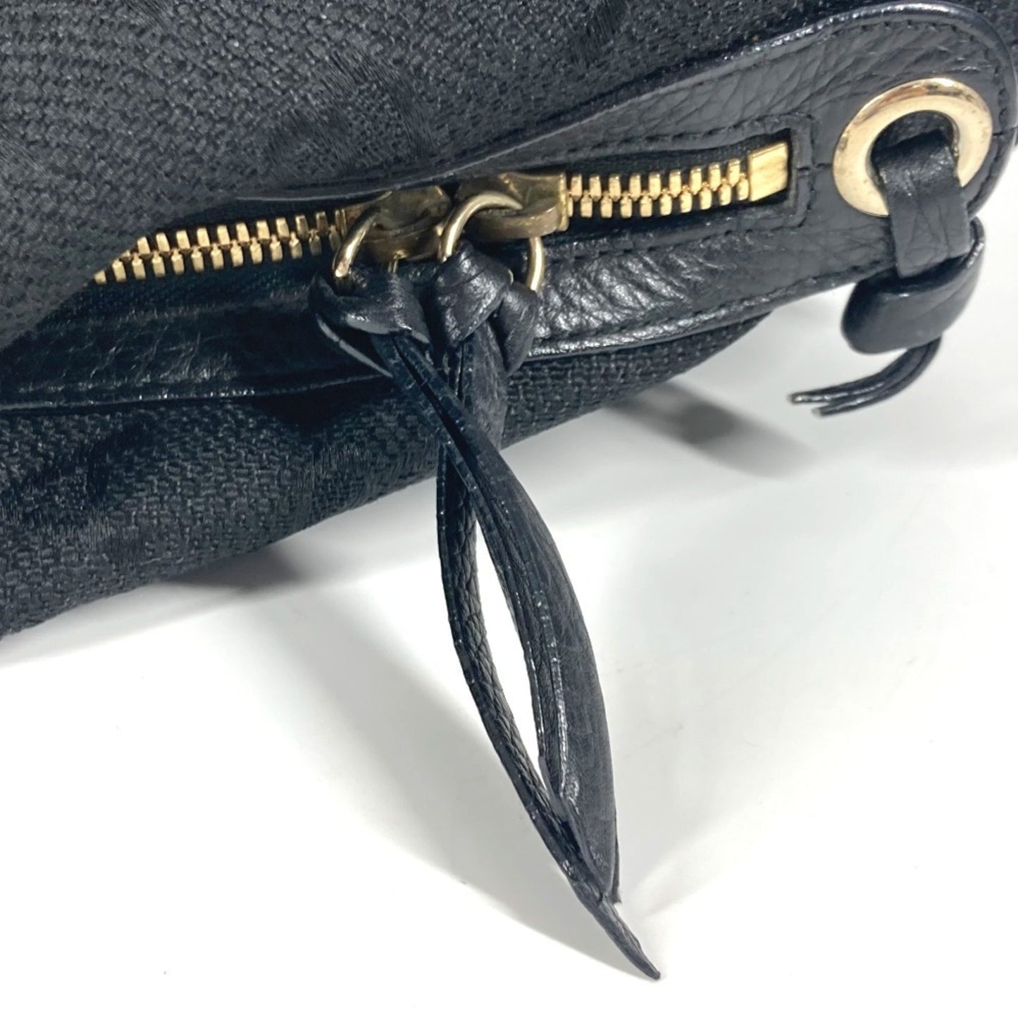 Bvlgari Canvas Black Handbags