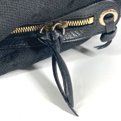 Bvlgari Canvas Black Handbags
