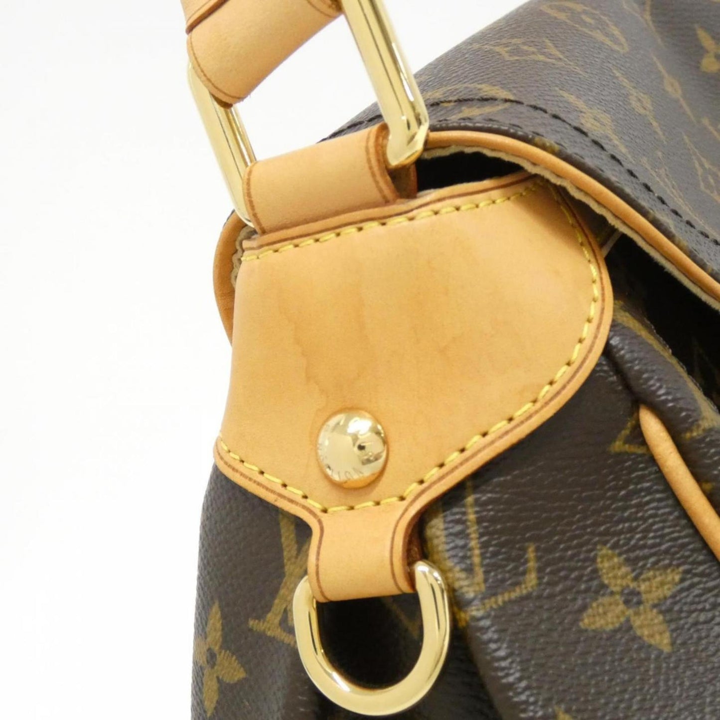 Louis Vuitton Coated Canvas Brown Shoulder Bags
