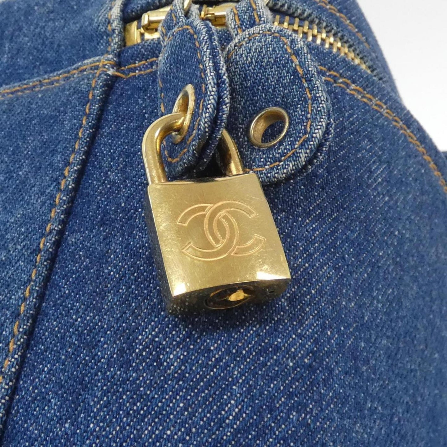 Chanel Denim Blue Handbags
