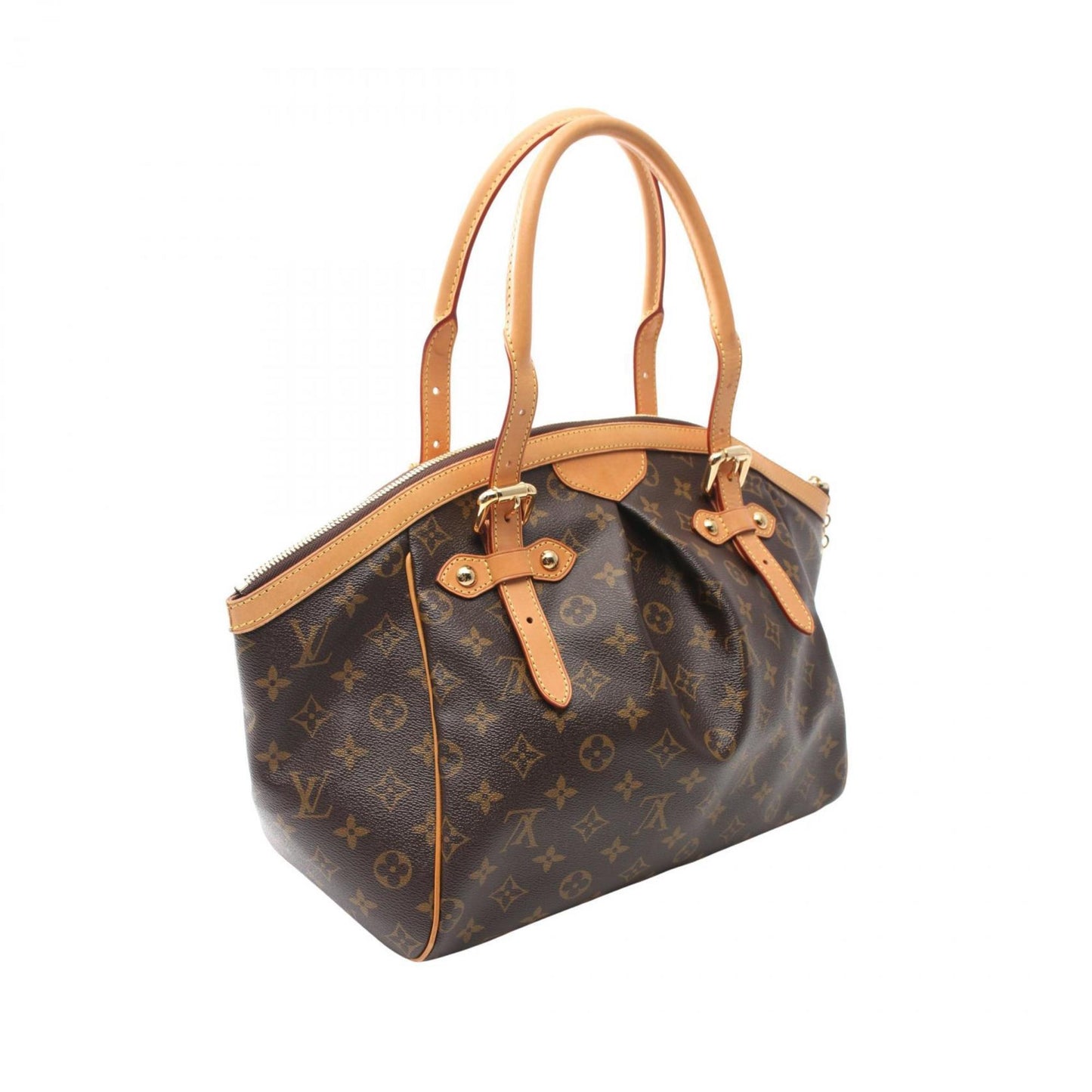 Louis Vuitton Coated Canvas Brown Handbags
