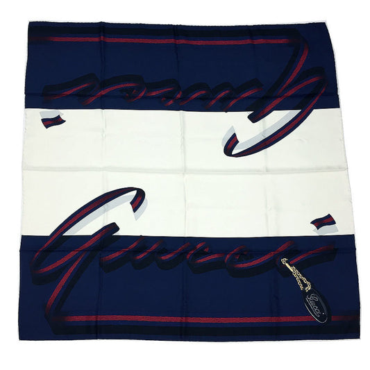 Gucci Silk Blue Scarves