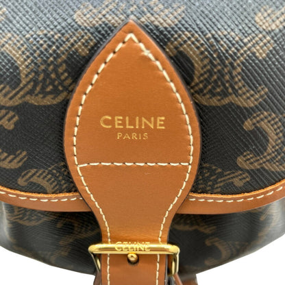 Celine Canvas Brown Backpacks