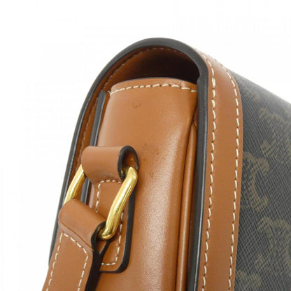 Celine Coated Canvas Gray Shoulder Bags