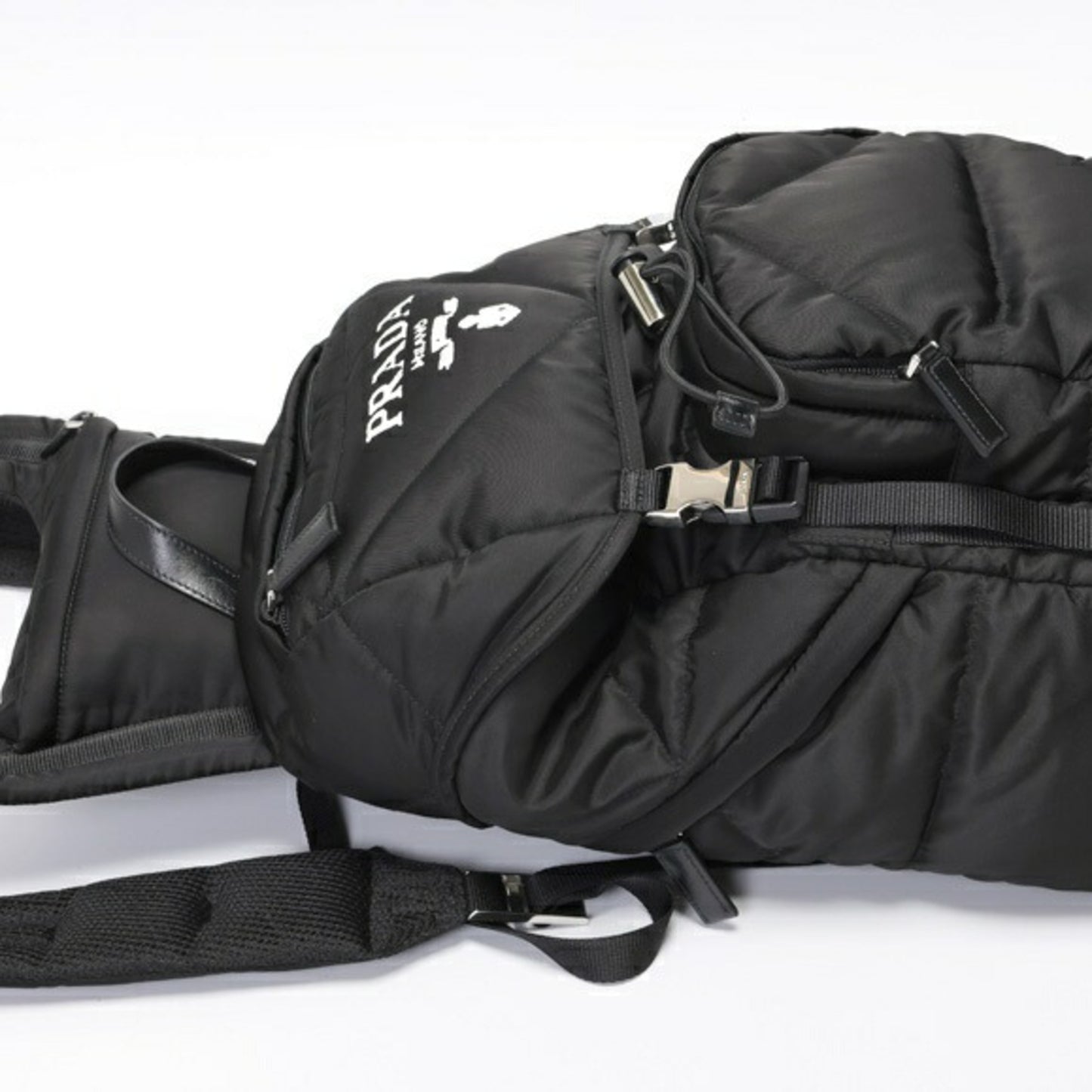 Prada Nylon Black Backpacks