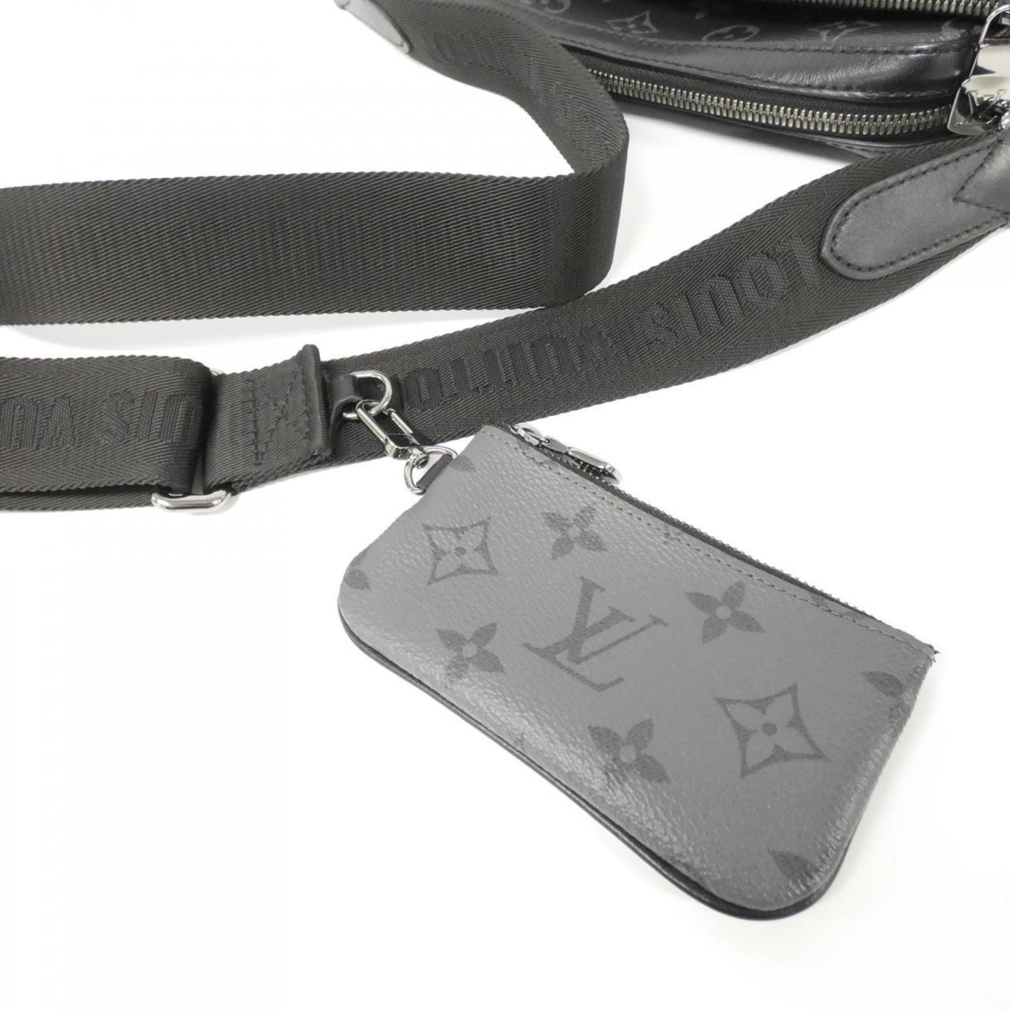 Louis Vuitton Coated Canvas Black Shoulder Bags