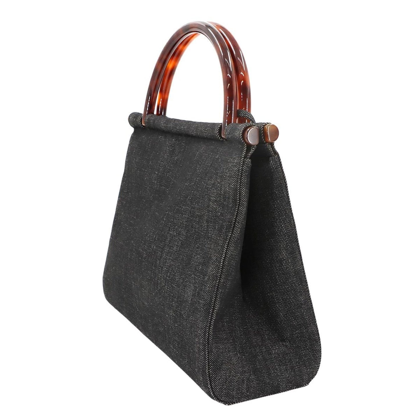 Chanel Denim Black Handbags
