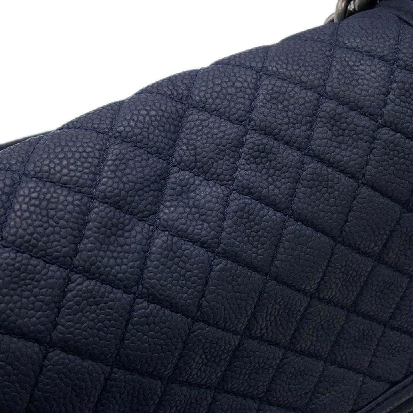 Chanel Calfskin Blue Shoulder Bags