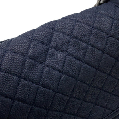 Chanel Calfskin Blue Shoulder Bags