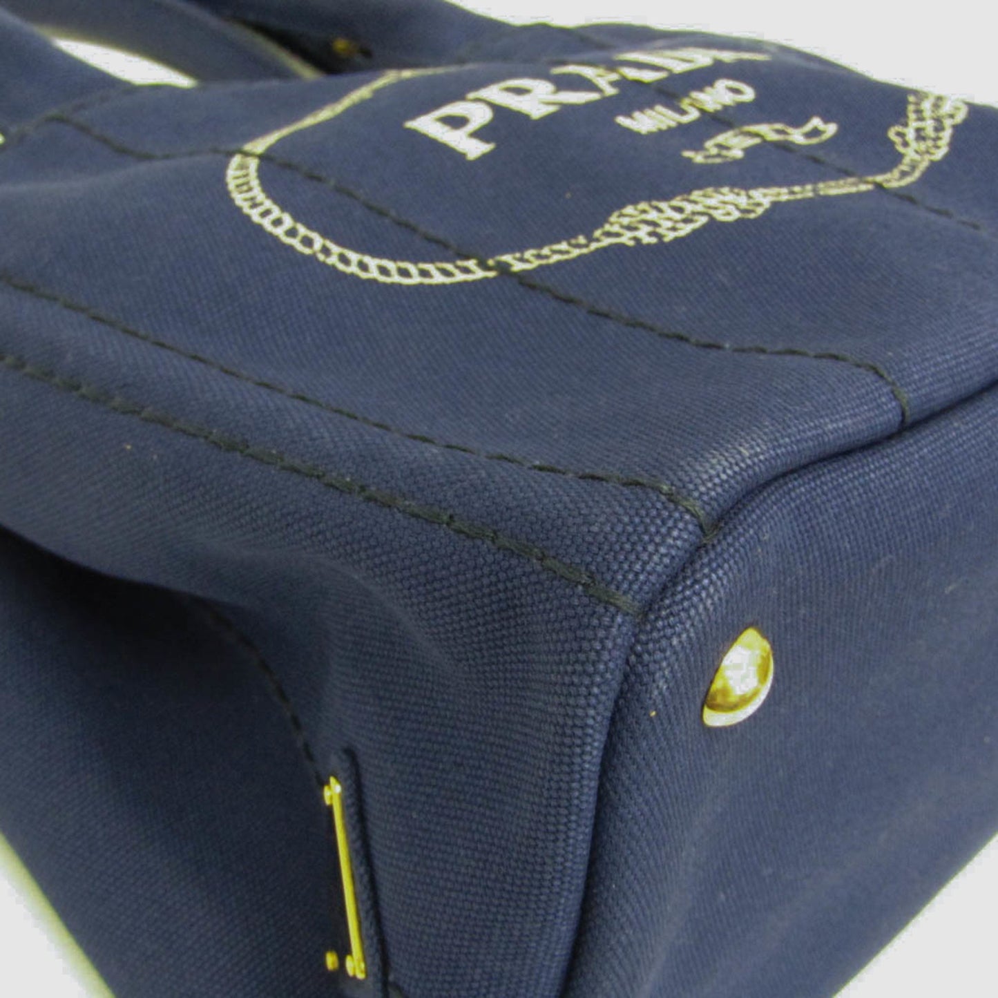 Prada Canvas Blue Shoulder Bags