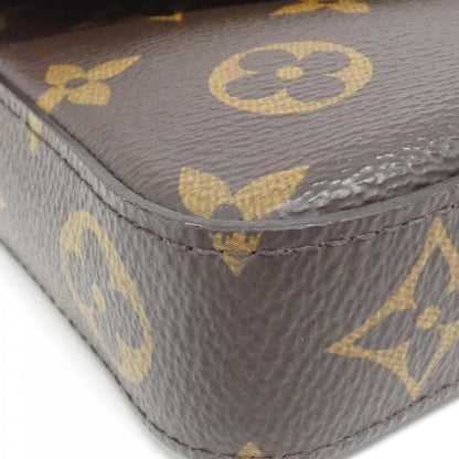 Louis Vuitton Coated Canvas Brown Shoulder Bags