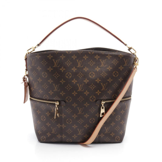 Louis Vuitton Coated Canvas Brown Shoulder Bags