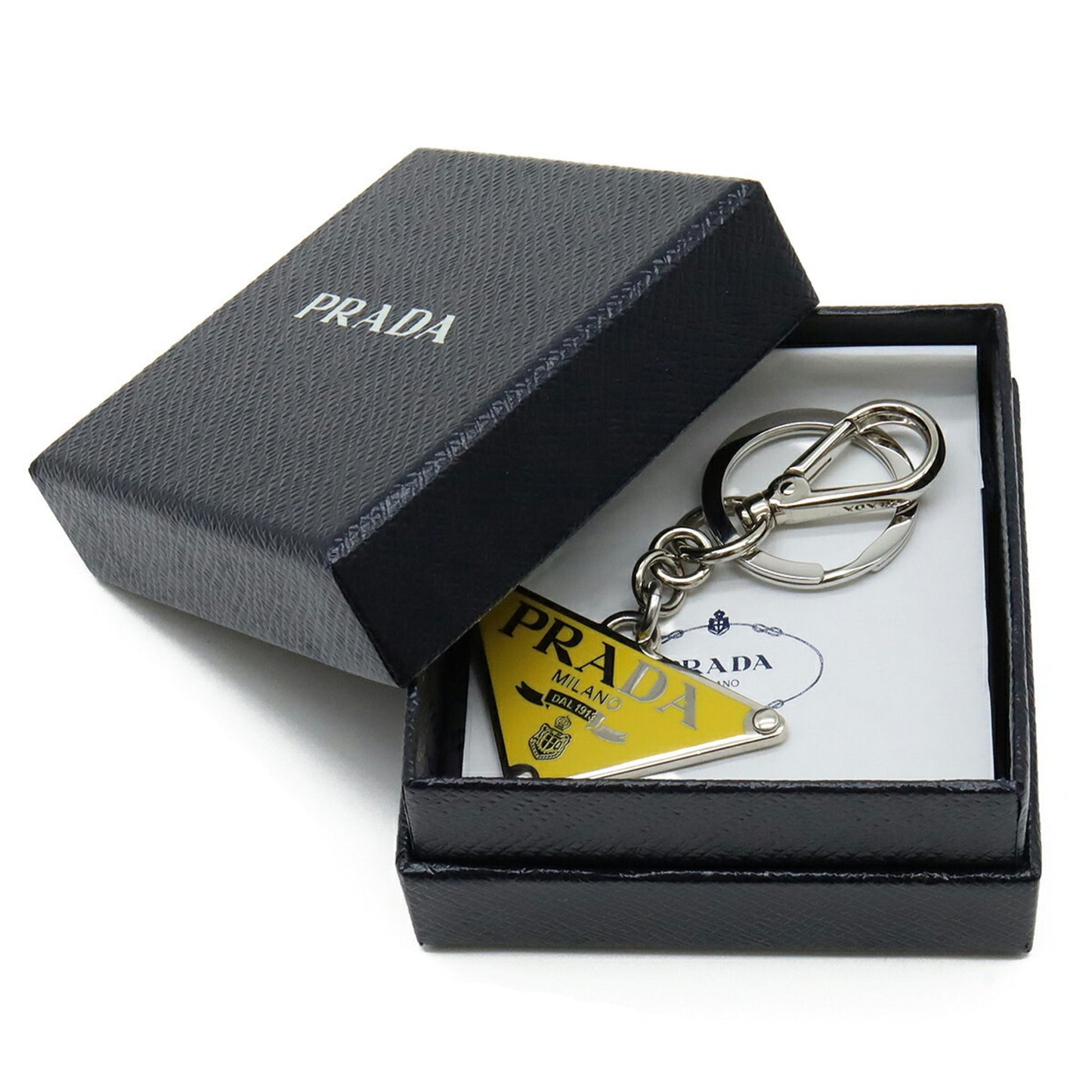 Prada Other Metal Yellow Key Rings