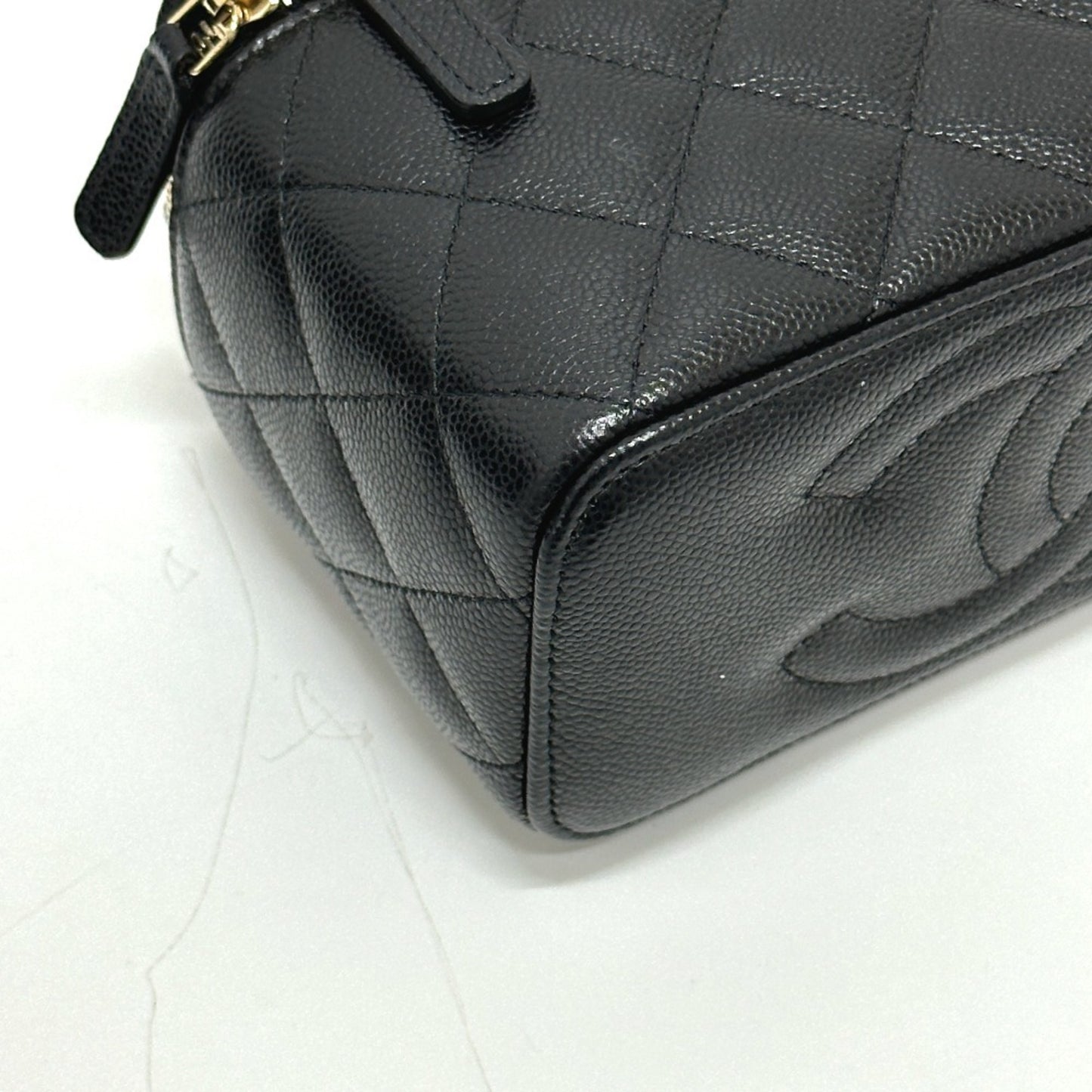 Chanel Calfskin Black Shoulder Bags