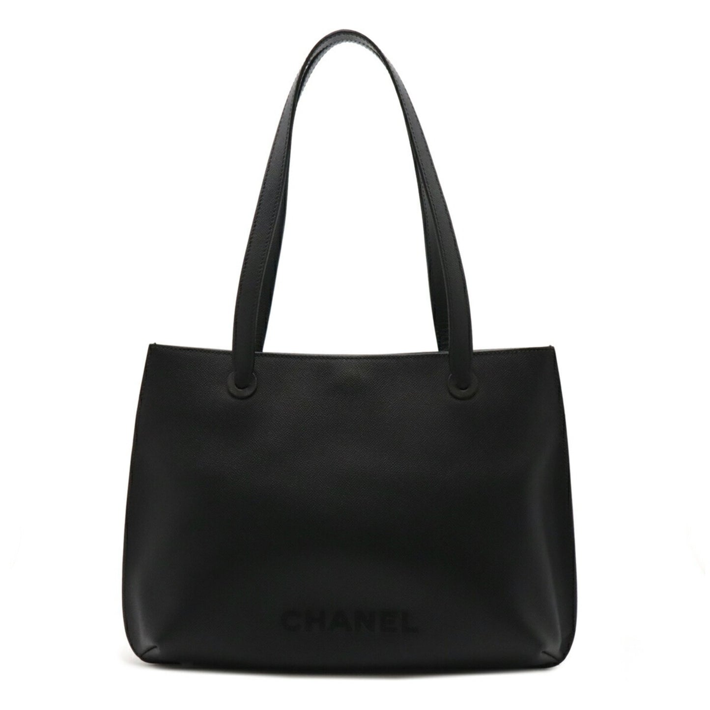 Chanel Calfskin Black Shoulder Bags