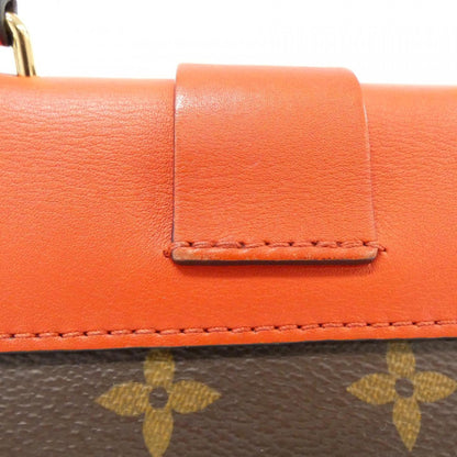 Louis Vuitton Coated Canvas Brown Handbags