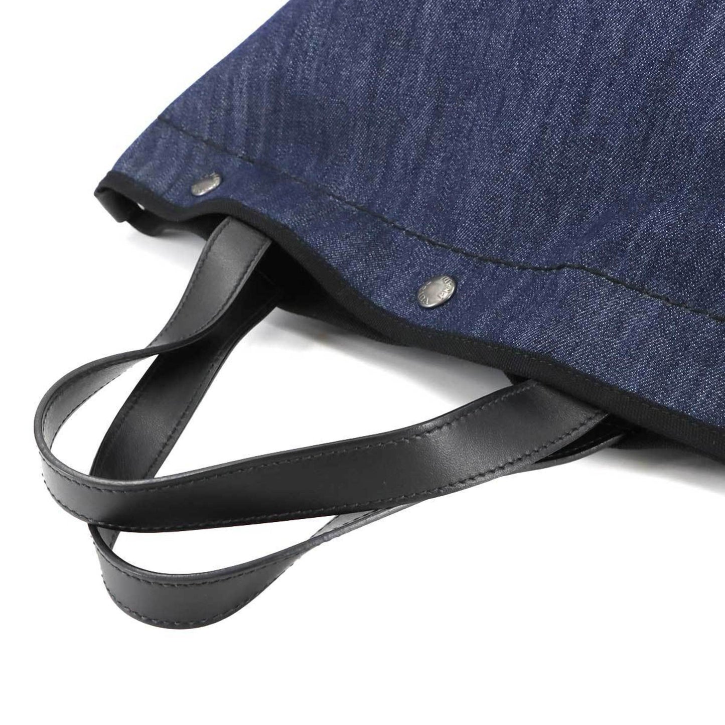 Prada Denim Black Shoulder Bags