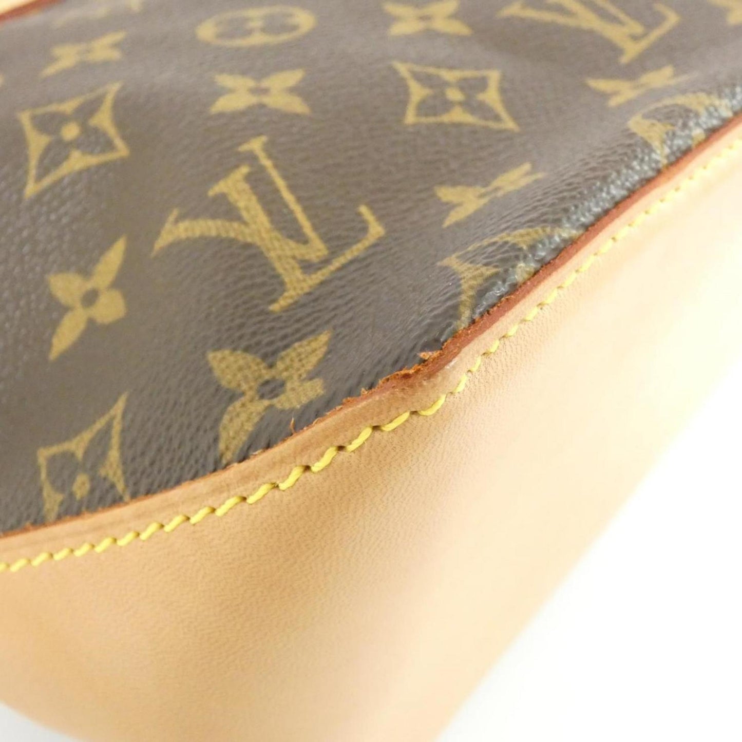 Louis Vuitton Coated Canvas Brown Handbags