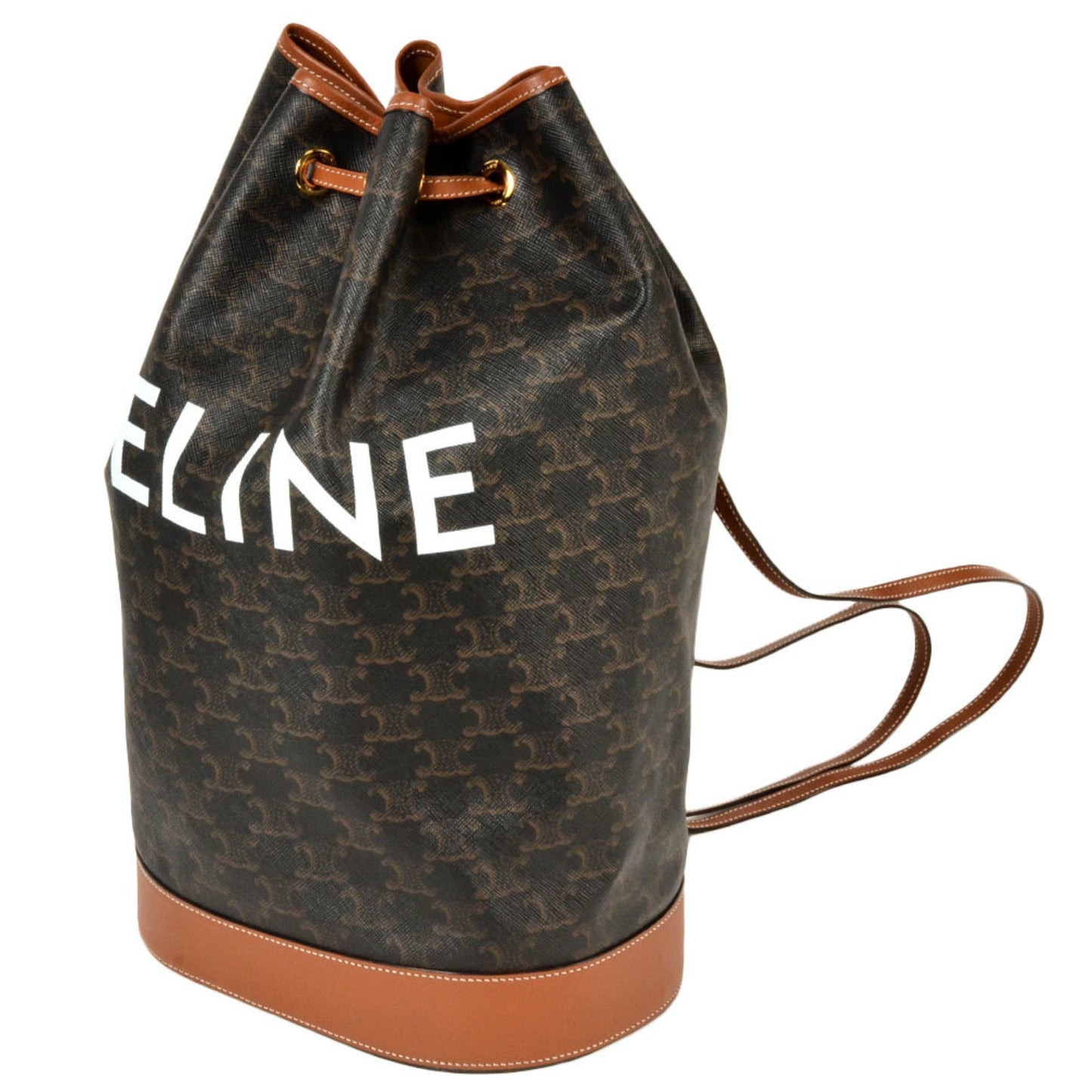Celine Pvc Brown Shoulder Bags