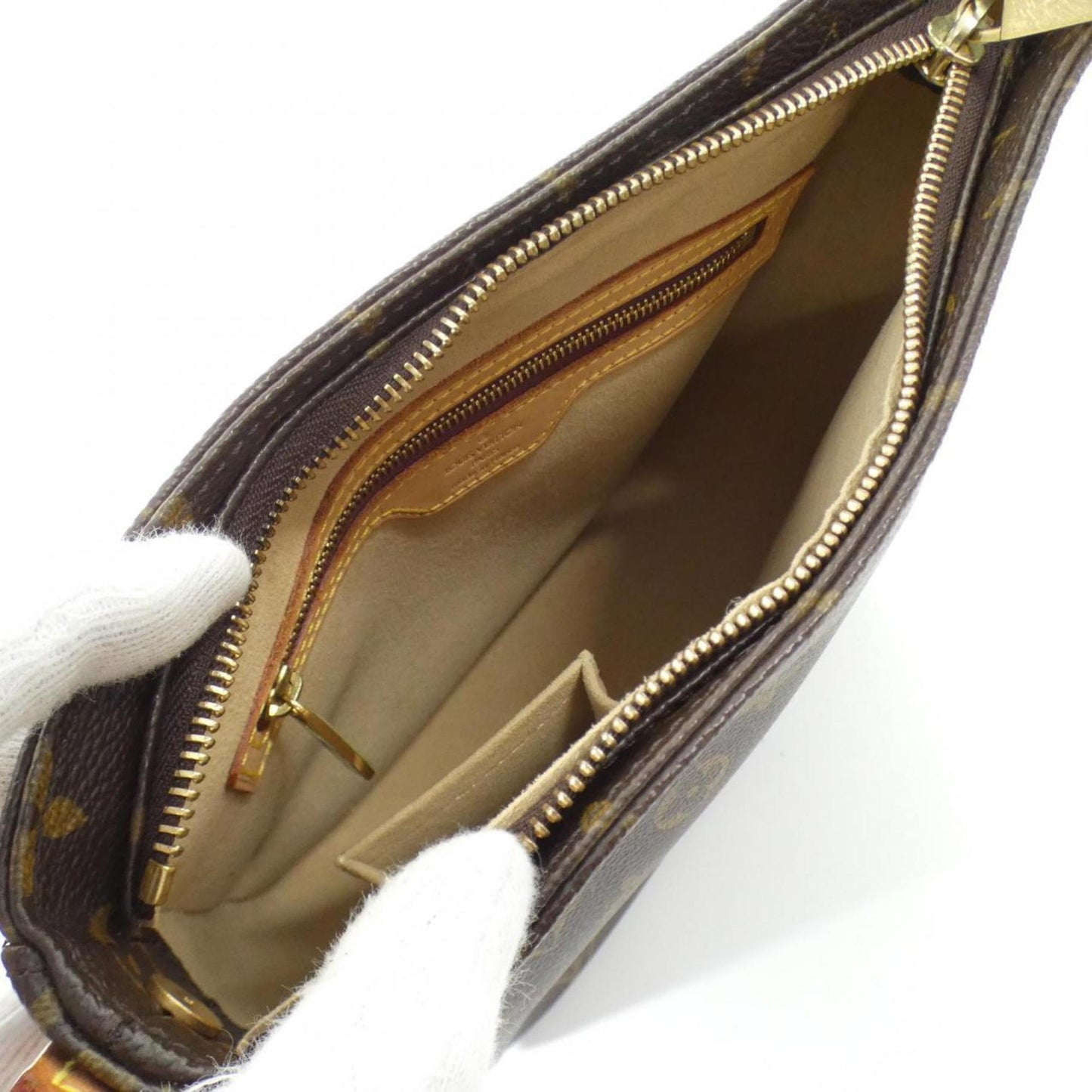 Louis Vuitton Coated Canvas Brown Shoulder Bags
