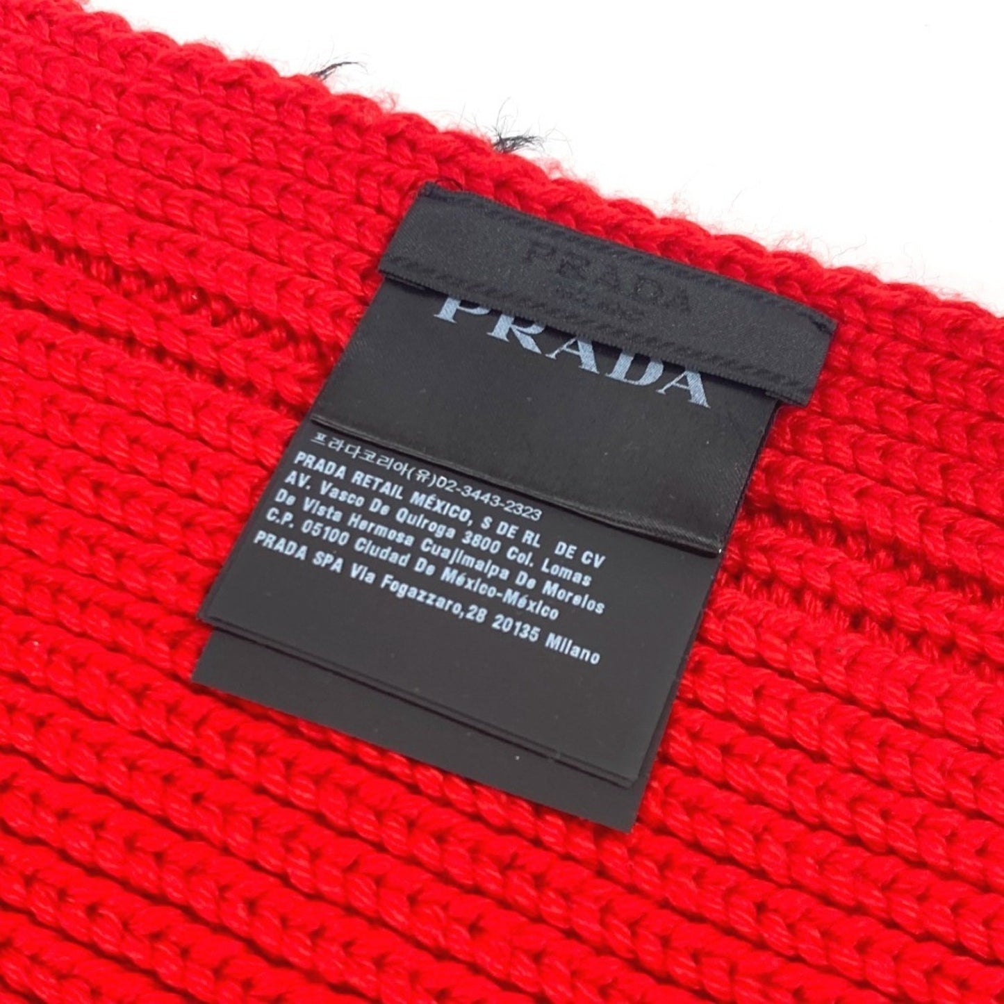 Prada Wool Black Scarves