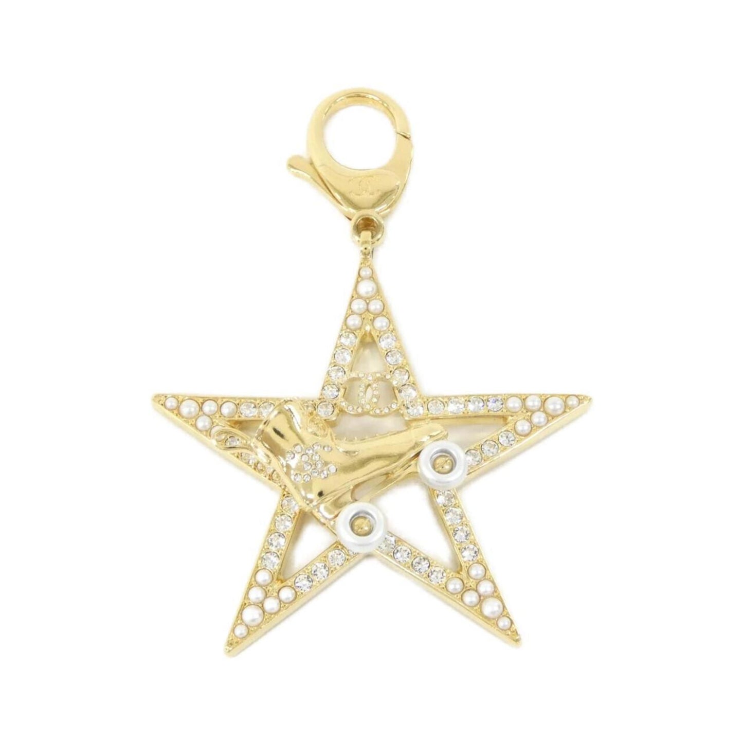 Chanel Pearls White Key Rings