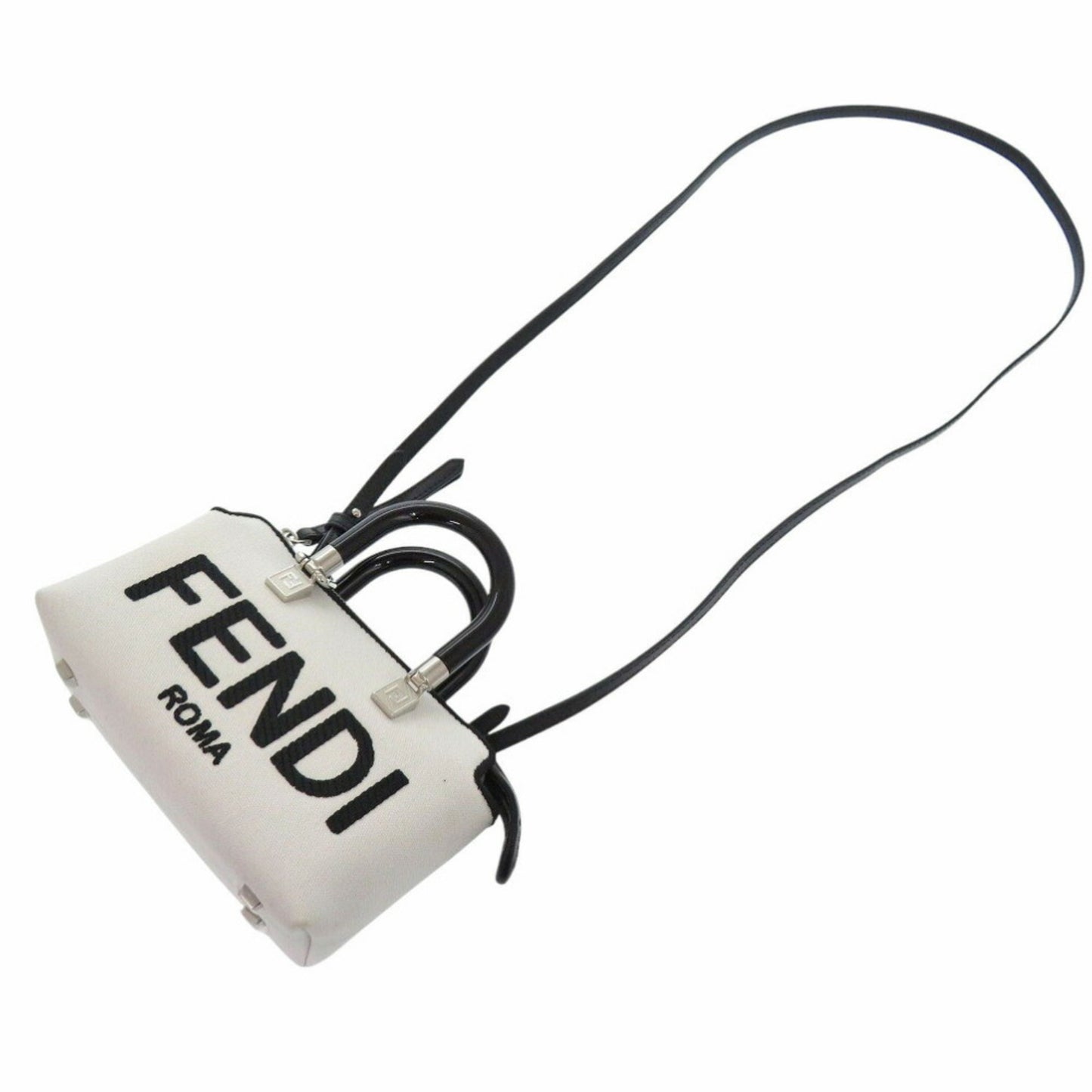 Fendi Canvas Black Handbags